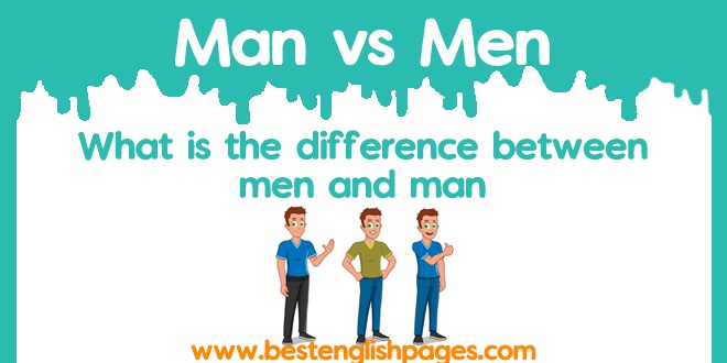 Man and Men: What is the difference between men and man? Interesting Sentence Examples of Men vs Man