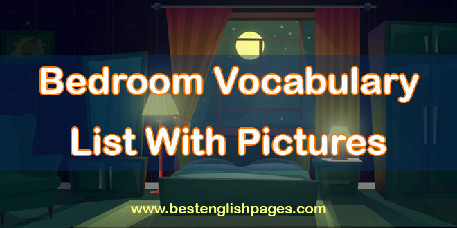 Bedroom Vocabulary List With Pictures Common Verbs & Expressions Related to Bedroom