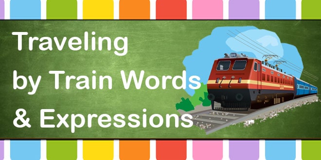 Railway Station Vocabulary Words & Phrases