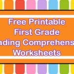 Free Printable First Grade Reading Comprehension Worksheets