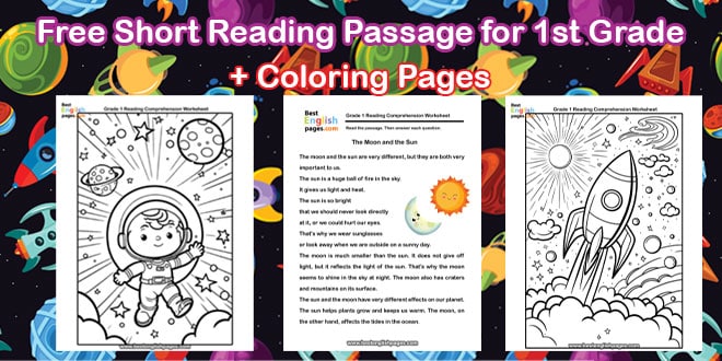 Free Short Reading Passages for 1st Grade