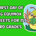 Free First Day of Spring Equinox worksheets for 2nd 3rd Grades